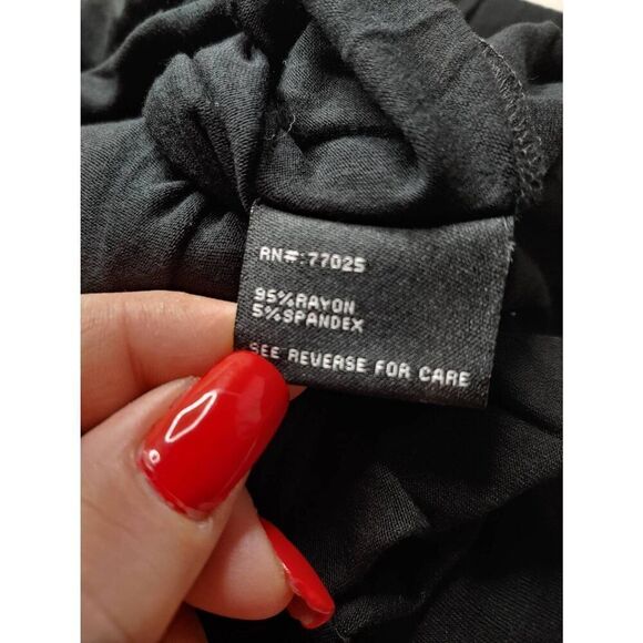 G By Giuliana Women's Size Large Black Hi-Lo Blouse - Picture 5 of 6